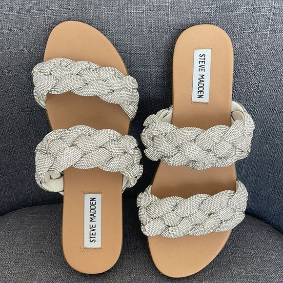 Steve Madden Dolay Shiny Sandal - new in box - Picture 3 of 8